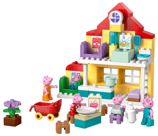 LEGO DUPLO 10467 Peppa Dom rodzinny - 1489540 - zdjęcie 3